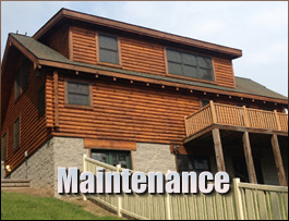  Fredericksburg City, Virginia Log Home Maintenance